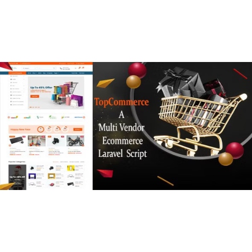 TopCommerce – Laravel Çoklu Satıcı e-Ticaret Komut Dosyası