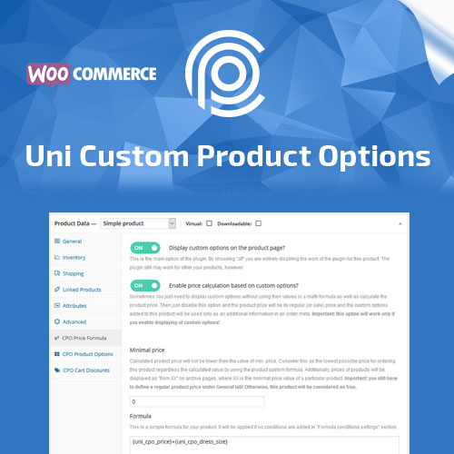 Uni CPO – WooCommerce Seçenekleri ve Fiyat Hesaplama Formülleri