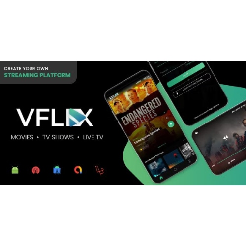 VFLIX – Yönetici Panelli Filmler, TV Programları, Canlı TV Yayını Uygulaması