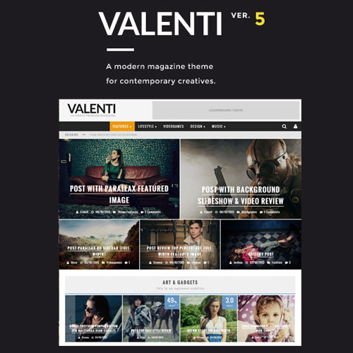 Valenti – WordPress HD İnceleme Dergisi Haber Teması