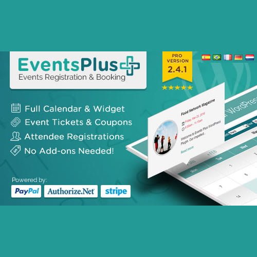 WP EventsPlus – Etkinlik Takvimi Kayıt ve Rezervasyon