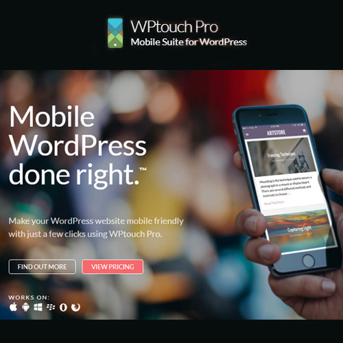WPtouch Pro – WordPress için Mobil Paket