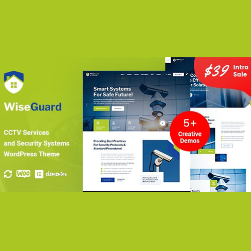 WiseGuard – CCTV ve Güvenlik Sistemleri WordPress Teması