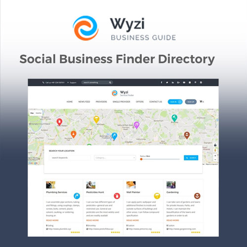 Wyzi – İş Bulucu WordPress Dizin Listeleme Teması