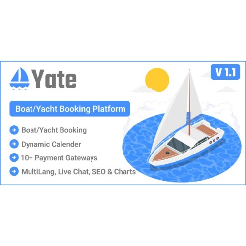 Yate – Tekne/Yat Rezervasyon Platformu