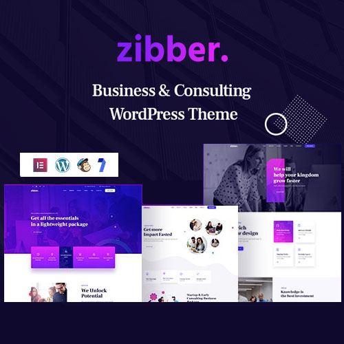 Zibber – Danışmanlık İşletmesi WordPress Teması + RTL