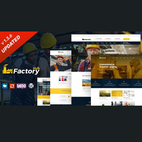 Factory HUB – Sanayi ve İnşaat WordPress Teması