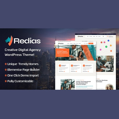 Redias – Yaratıcı Dijital Ajans WordPress Teması