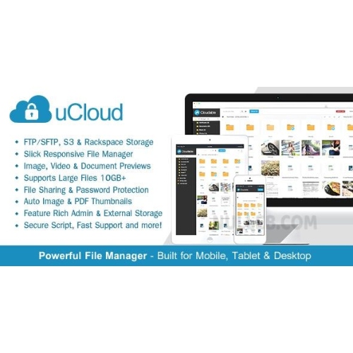 uCloud – Dosya Barındırma Komut Dosyası – Dosyalarınızı Güvenli Bir Şekilde Yönetin, Önizleyin ve Paylaşın