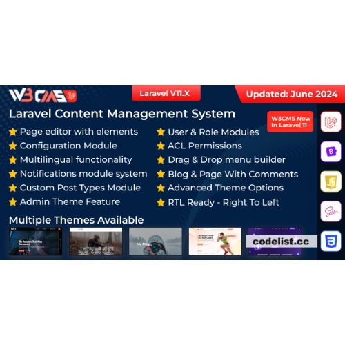 W3CMS-Laravel | İçerik Yönetim Sistemi W3CMS-Laravel | İçerik Yönetim Sistemi - Görsel 1