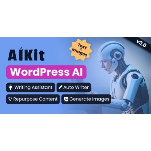 AIKit – WordPress Yapay Zekalı Otomatik Yazar, Chatbot, Yazma Asistanı ve İçerik Yeniden Amaçlayıcı / OpenAI GPT