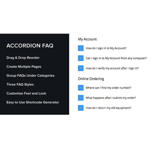 Akordeon SSS WordPress Eklentisi