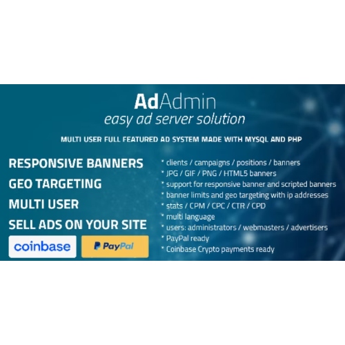 AdAdmin – Kolay, tam özellikli reklam sunucusu