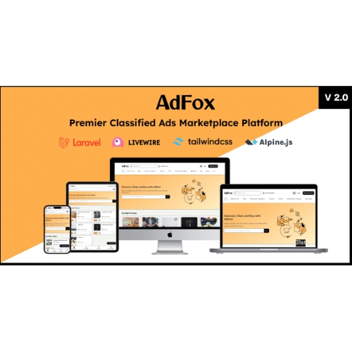 AdFox – Uygulama Benzeri Mobil ve Web Arayüzüne Sahip PWA Seri Reklamlar | Çok Amaçlı Pazar Yeri Çözümü