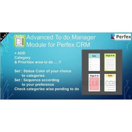 Perfex CRM için Gelişmiş Yapılacaklar Yöneticisi Modülü