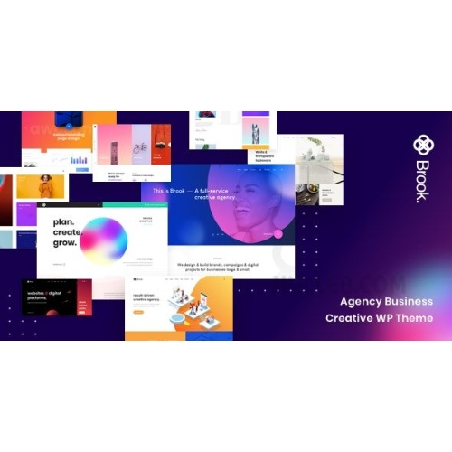Brook – Ajans İşletmesi Yaratıcı WordPress Teması