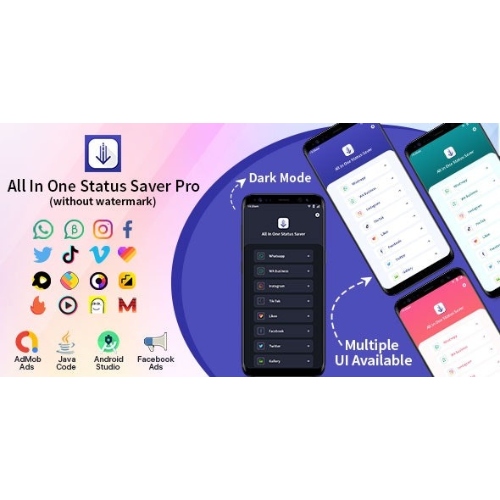 Hepsi Bir Arada Durum Tasarrufu Pro - Whatsapp, WA Business, Facebook, Instagram, TikTok, Twitter, Likee ve Daha Fazlası