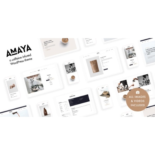 Amaya – Kahve Dükkanı WordPress Teması