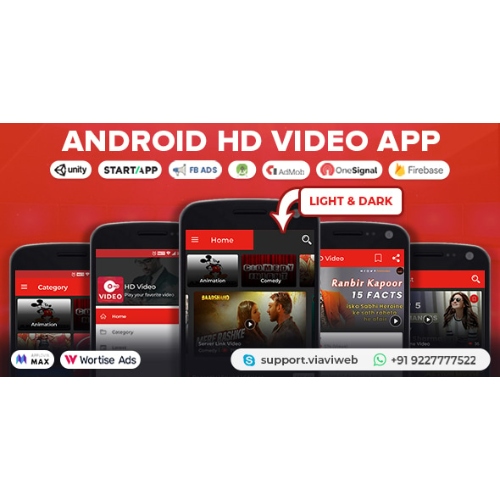 Android HD Video Uygulaması (Youtube, Sunucu Videoları)
