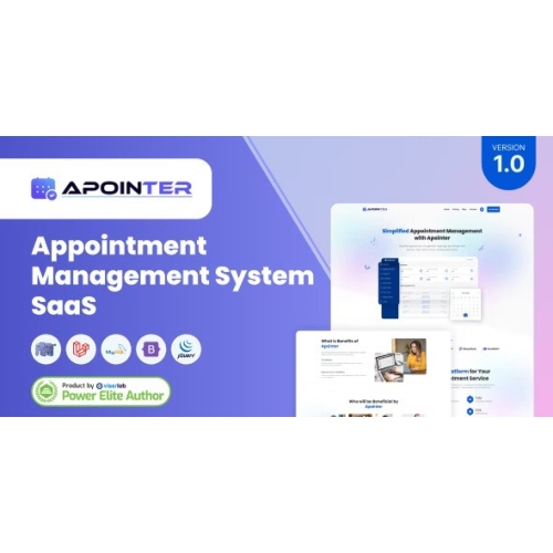 Apointer – Randevu Yönetim Sistemi SaaS
