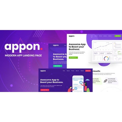 Appon – Uygulama ve SaaS Yazılım Teması