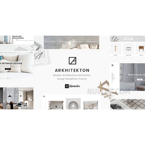 Arkhitekton – Modern Mimari ve İç Tasarım WordPress Teması