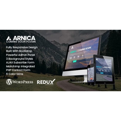 Arnica – Yaratıcı Çok Yakında WordPress Eklentisi