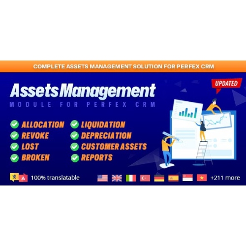 Perfex CRM için Varlık Yönetimi modülü – Şirket ve müşteri varlıklarını organize edin