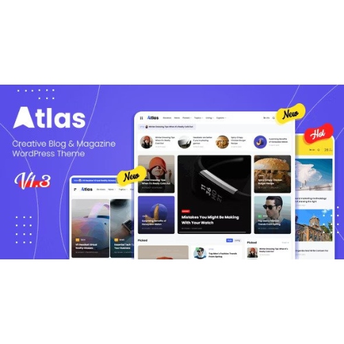 Atlas – Yaratıcı Blog ve Haber WordPress Teması