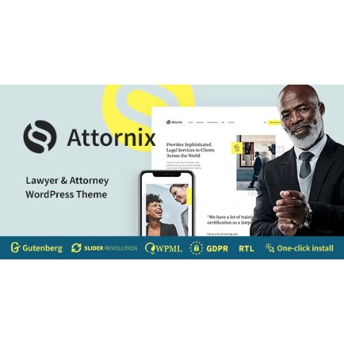 Attornix – Avukat ve Avukat WordPress Teması