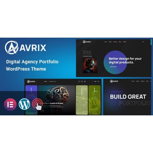Avrix – Dijital Ajans Portföyü WordPress