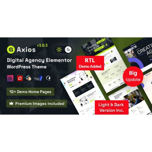 Axios – Dijital Ajans WordPress Teması