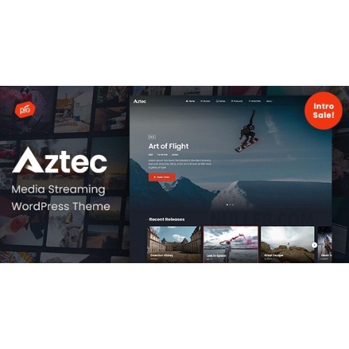 Aztek – Video Yayını ve Üyelik Teması Aztek – Video Yayını ve Üyelik Teması - Görsel 1