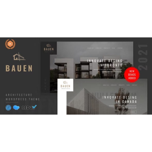 BAUEN – Mimarlık ve İç Mekan Elementor WordPress Teması