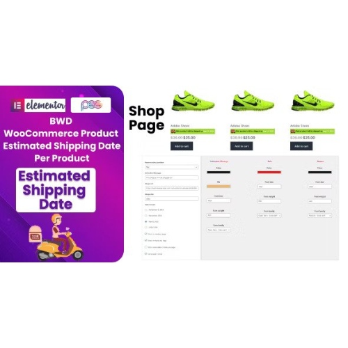 WooCommerce için BWD Ürünü Tahmini Gönderim Tarihi Eklentisi