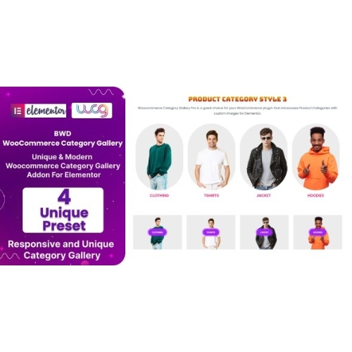 Elementor İçin BWD WooCommerce Kategori Galerisi Eklentisi Elementor İçin BWD WooCommerce Kategori Galerisi Eklentisi - Görsel 1