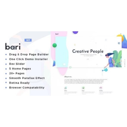 Bari – Portföy ve SEO /Dijital Ajans WordPress Teması