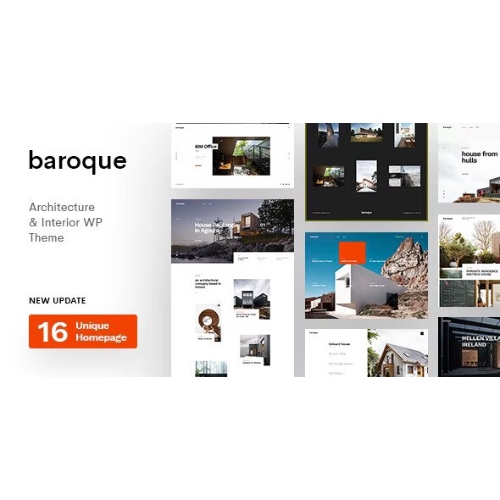 Barok – Mimari ve İç Mekan WordPress Teması