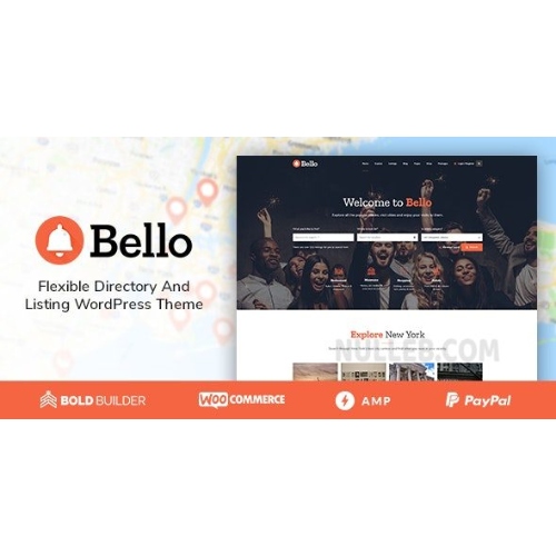 Bello – Dizin ve Listeleme WordPress Teması