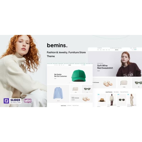 Bemins – Moda & Takı, Mobilya Mağazası Teması