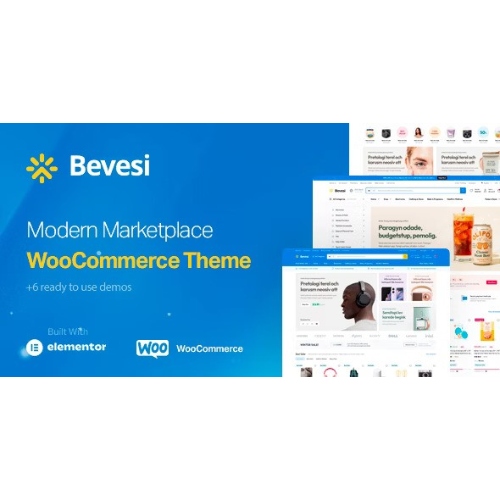 Bevesi – Çok Satıcılı ve Pazar Yeri WooCommerce Teması