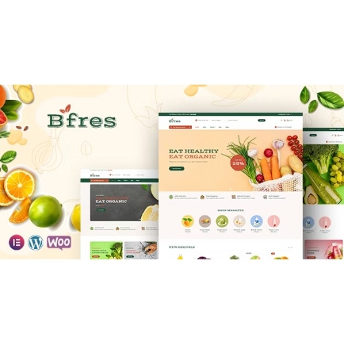 Bfres Organik Gıda WooCommerce Teması