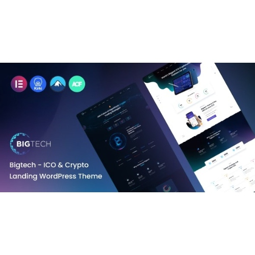 Bigtech – ICO ve Kripto İniş WordPress Teması