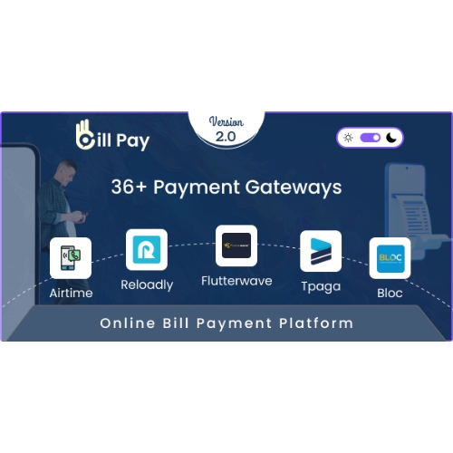 BillPay – Yükleme, Yükleme ve Fatura Ödeme Çözümü