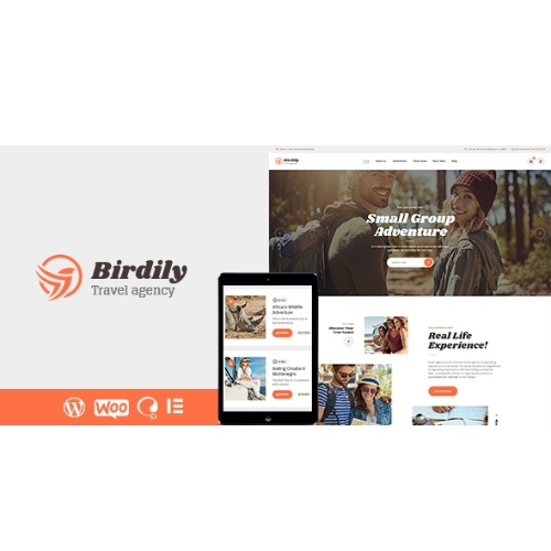 Birdily | Seyahat Acentası ve Tur Rezervasyonu WordPress Teması