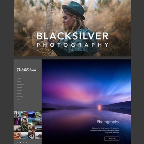 Siyahgümüş | WordPress için Fotoğrafçılık Teması