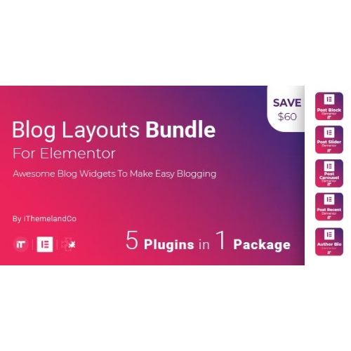 Elementor İçin Blog Düzenleri Paketi