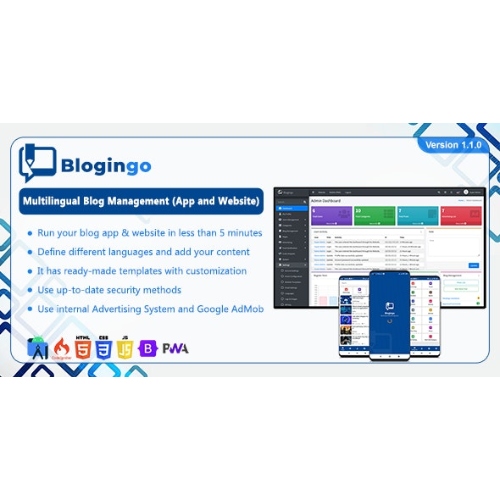 Blogingo – Çok Dilli Blog Yönetimi (Uygulama ve Web Sitesi) Blogingo – Çok Dilli Blog Yönetimi (Uygulama ve Web Sitesi) - Görsel 1