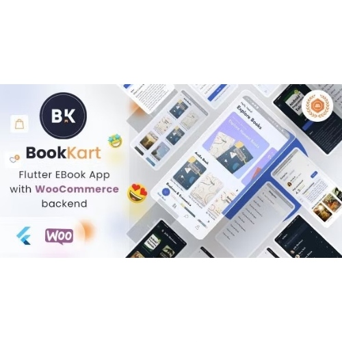 BookKart: WooCommerce ile WordPress için Flutter 3.x E-Kitap Okuyucu Uygulaması BookKart: WooCommerce ile WordPress için Flutter 3.x E-Kitap Okuyucu Uygulaması - Görsel 1
