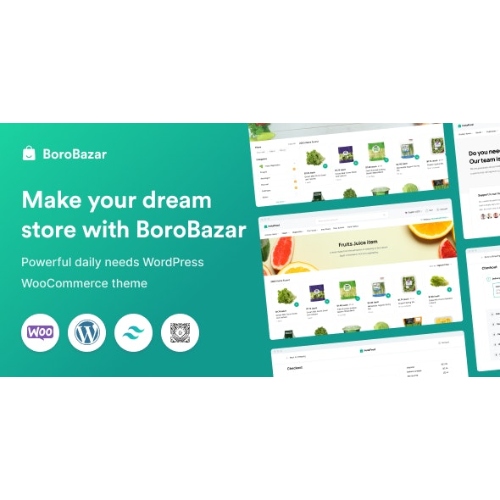 BoroBazar – Market WooCommerce WordPress teması